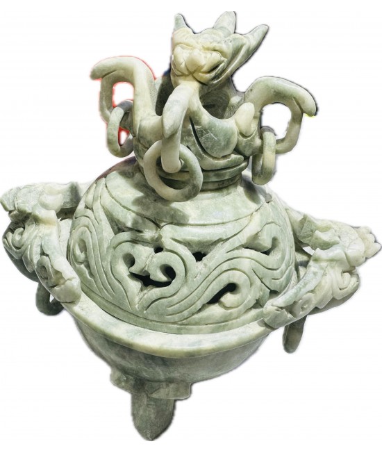 祥龍 玉石爐 連石蓋